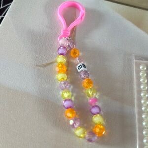 Colorful Beaded Keychain for Kids